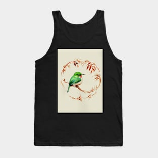 Beautiful Day - Watercolor Painting of a Beautiful Bird Tank Top